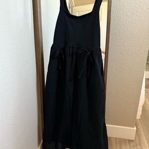 American Eagle Outfitters Black Midi Dress